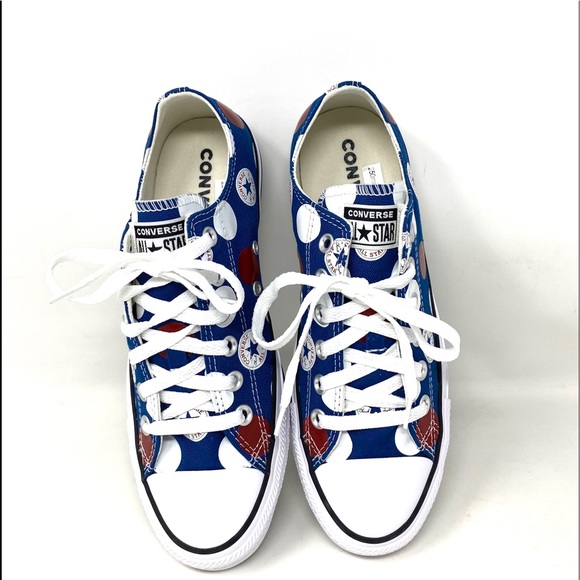 Converse Chuck Taylor Sneakers Women's AS Low Top Court Blue Canvas Size 167860C - Picture 5 of 10